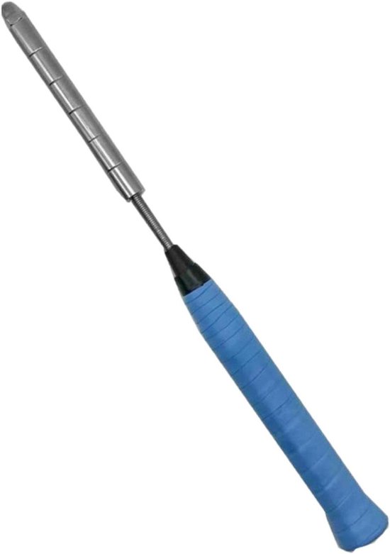 Badminton Trainer - Swing Trainer Trainingsstick - Badminton Vaardigheden Verbeteren - Verstelbaar Gewichtssysteem - 389 cm - Zwart