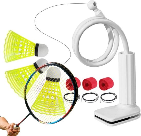 Badminton Trainingshulpmiddel - Badminton Trainer - Vaardigheden Verbeteren - Met Klembevestiging - 80 cm - Niet gespecificeerd