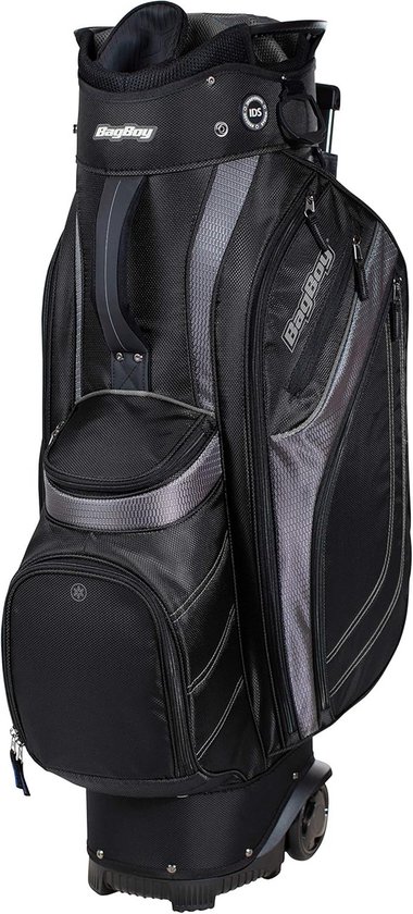 Bag Boy BagBOY Transit Golfkar Tas met Wielen Zwart/Houtskool/Zilver,