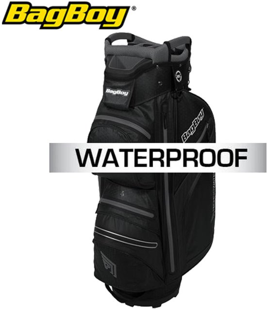 BagBoy DG-DRI waterdichte golftas - cartbag (zwart-grijs) van Merkloos