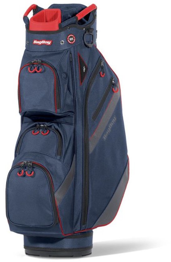 BagBoy DG Lite 3 Cartbag Navy Rood van Merkloos