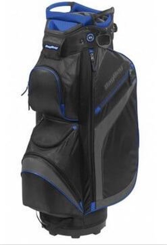 BagBoy DG-Lite II golf cartbag met Top-Lock (zwart-grijs-blauw)