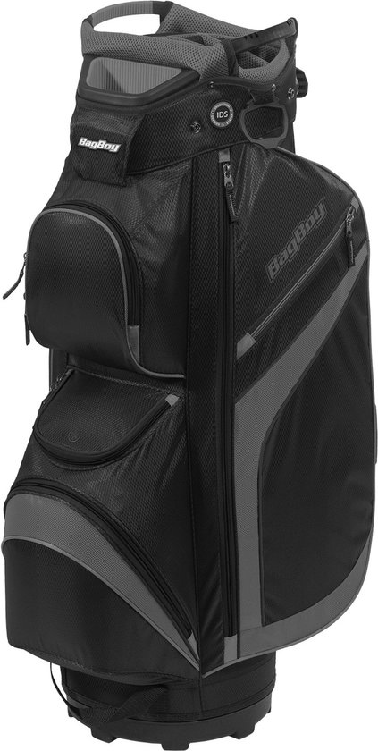 BagBoy DG-Lite II golftas - cartbag met Top-Lock (zwart-grijs) van Bagboy