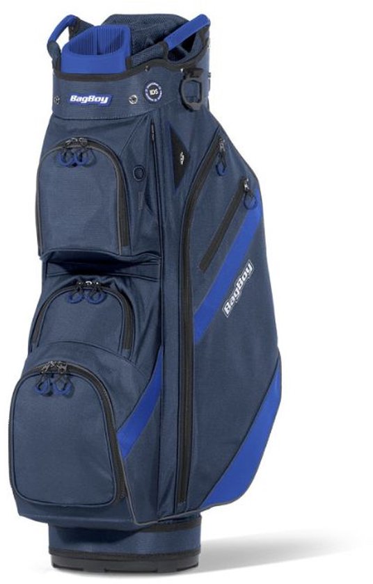 BagBoy DG Lite III cartbag navy/rood van Merkloos