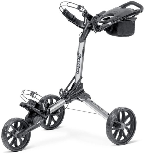 BagBoy Nitron Golftrolley Zilver Charcoal