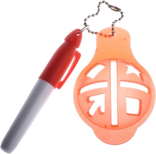 Bal Lijn Marker - Tekengereedschap Bal - Golf Lijn Tekenen - Niet Giftig ABS Materiaal - 9.2 cm - Groen