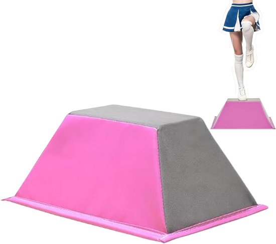 Balanstrainer Trapezium - Gymnastiek Balans - Kern Versterken - Verbeterde Tractie - 39x26x15 cm - Grijs