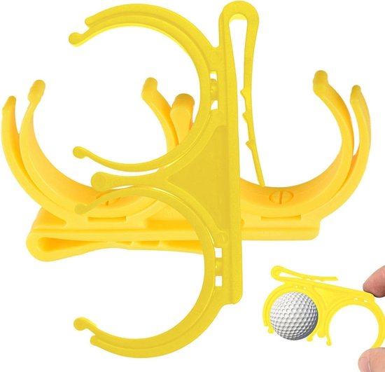 Balhouder Golf - Ballen klem - Training oefenen - Set van twee - Voor 2 ballen - Zwart