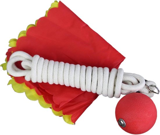 Ball Rope Dart - Gooikunst Trainer - Spieropbouw Coördinatie - Gebalanceerde Controle - 3.5 Meter Touw - Kastanjebruin