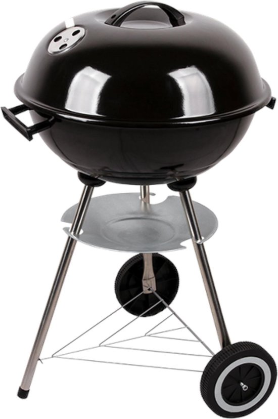 Barbecue Garden Grill Kogelgrill Houtskoolbarbecue bbq - Ø44 cm - Zwart van Barbecue Garden