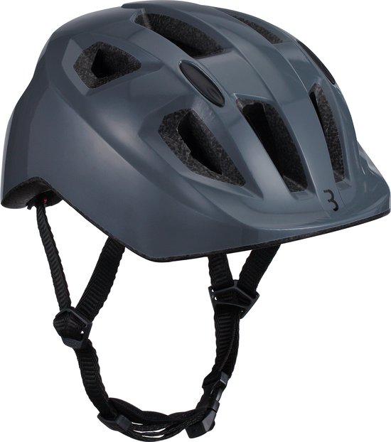 BBB Cycling Hero Kinderhelm Fiets - Fietshelm Kinderen - Sporthelm Kind - Dark Grey Sloth - Maat S - BHE-172 van BBB Cycling