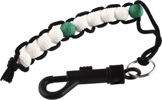 Bead Stroke Counter - Golf Slagenteller - Kralenteller - Scoreteller - Golf - Trolley - Bevestigingshaak - Golfcourse - ATHLIX van ATHLIX