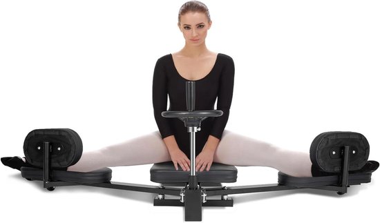 Beenspreider Trainer - Spagattrainer Flexibiliteit - Flexibiliteit Verbeteren - 200 Graden Spreiding - 160 cm - Zwart