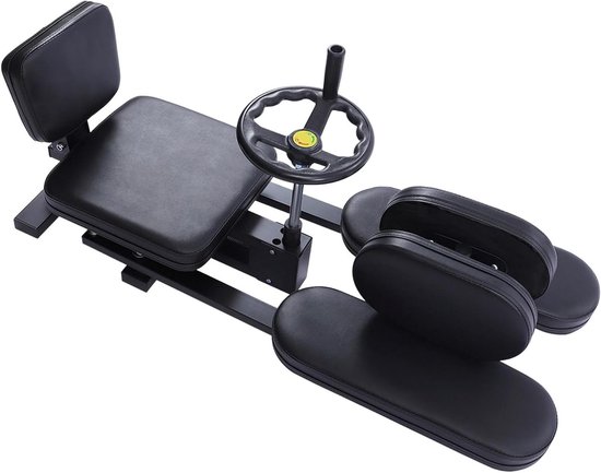 Beentrainer - Leg Stretch Trainer - Spagat Training - 200 Graden Rekhoek - Max 100 kg - Zwart