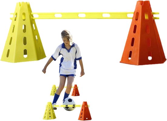 Behendigheidspionnen Set - Sport Markering Kegels - Buiten Sport Training - Veelzijdig Omvormbaar - Zie Beschrijving - Zeshoekig Staaf