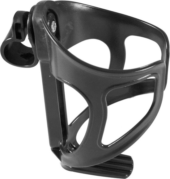 Bekerhouder Trolley - Accessoire Houder - Golfen Praktisch - Universele Montage - Tot 9cm Breed - Zwart