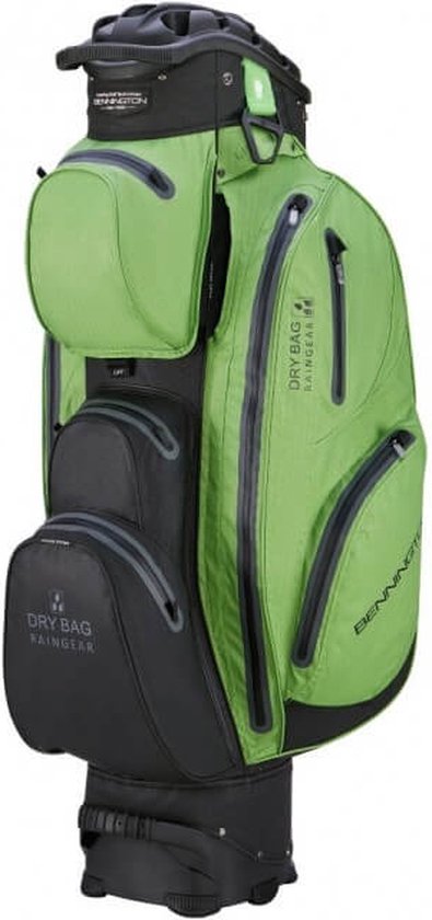 Bennington Dry QO-14 Cartbag Fury Groen Zwart van Bennington