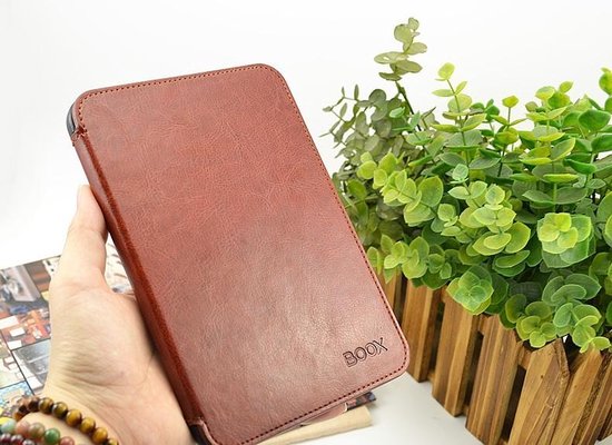 Beschermhoes Onyx Boox Kepler Pro series - Bruin Slimfit wakeup/sleep van Onyx Boox