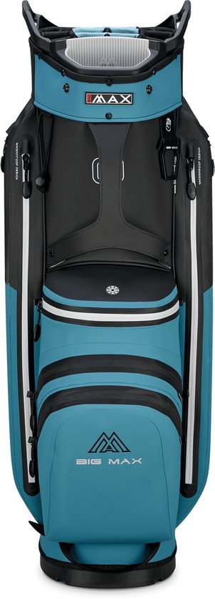Big Max AQUA IPX Tour - Waterdichte Golftas - Cartbag - Zwart BLAUW van Merkloos