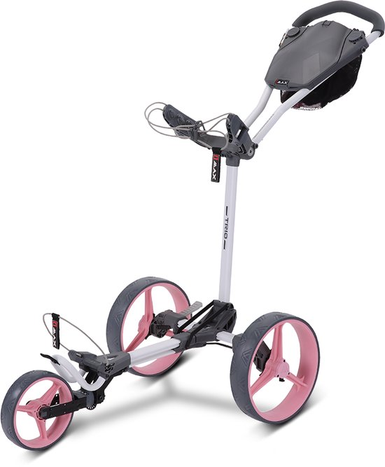 Big Max Blade Trio Golftrolley - Golfkar - Wit Roze van Big Max