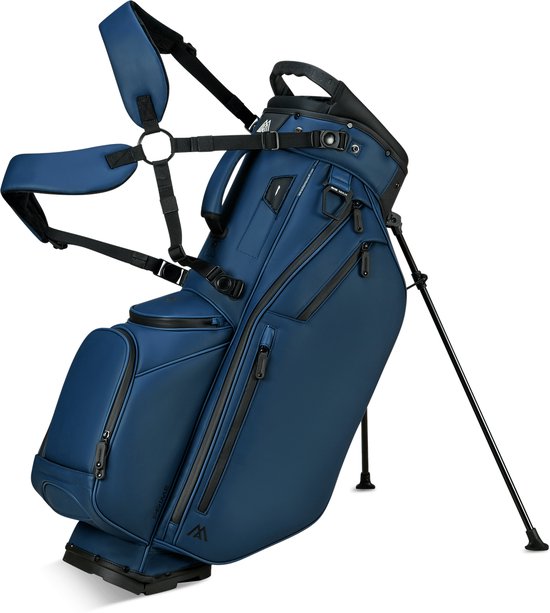 Big Max Dri Lite Hybrid Prime - Waterwerende Golftas - Navy van Merkloos