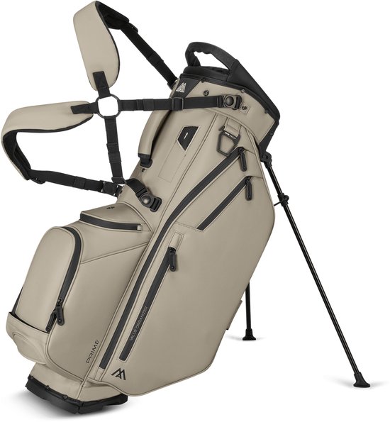 Big Max Dri Lite Hybrid Prime Waterwerende Golftas - Standbag - Taupe van Big Max