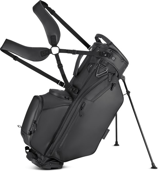 Big Max Dri Lite Hybrid Prime - Waterwerende Golftas - Zwart van Merkloos