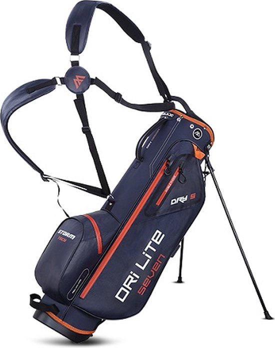 Big Max Dri Lite Seven - Waterdichte Golftas - Standbag - BLAUW Bruin van Big Max