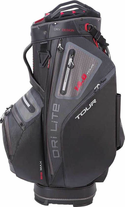 Big Max Dri Lite tour cartbag zwart van Merkloos