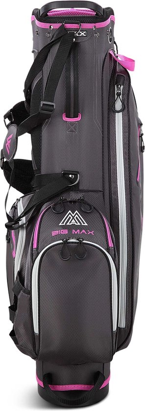Big Max Heaven Seven G - Waterwerende Golftas - Standbag - Grijs Fuchsia