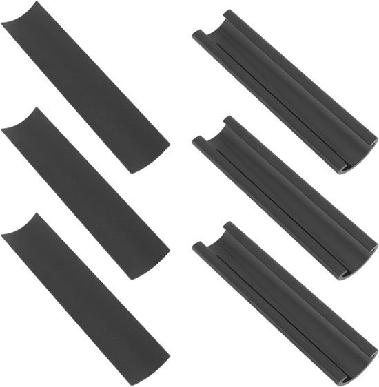 Biljart pool cue tips - schuur-/vormgereedschap - Repareren - 3 stuks - geschikt voor pool cue - zwart - biljartaccessoires - cue-tip repareren - poolaccessoires - 2,9 × 11,5 cm van Merkloos