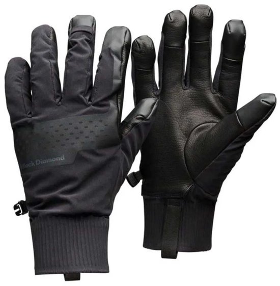 Black Diamond Alpine Softshell Handschoenen Zwart S Man,Vrouw