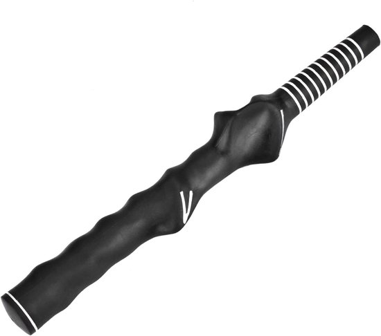 Black Golf Swing Trainer Grip voor rechtshandige linkshandige golfers, standaard leermiddel voor oefening, lichtgewicht trainingsaccessoire, verbeterde grip en houding