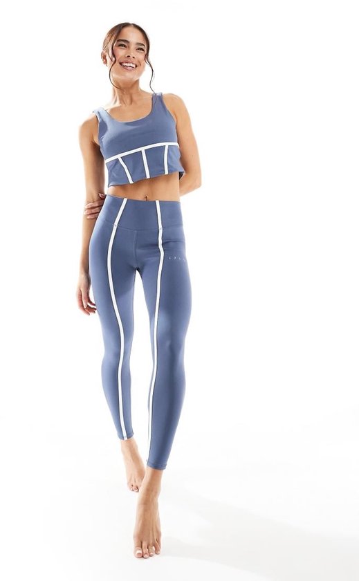 Born - Legging Vani - s - Bluestone/White