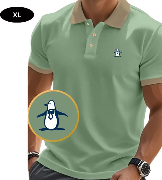 Bovista Golf Shirt Heren - T-shirt - Golfkleding - Golfen - Golf Accessoires - Polo Shirt - Lichtgroen - Maat XL van Bovista