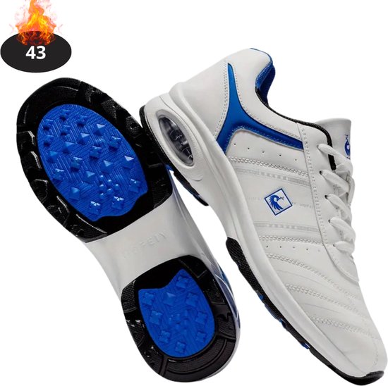 Bovista Golfschoenen Heren - Golfkleding - Golfschoenen Antislip - Golfen - Koningsblauw - 43 van Merkloos
