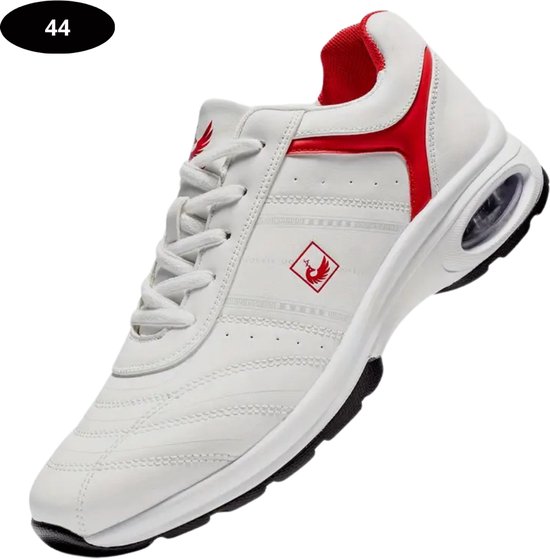 Bovista Golfschoenen Heren - Sneakers - Golfkleding - Golfschoenen Antislip - Waterdicht - Golfen - Rood 44 van Merkloos