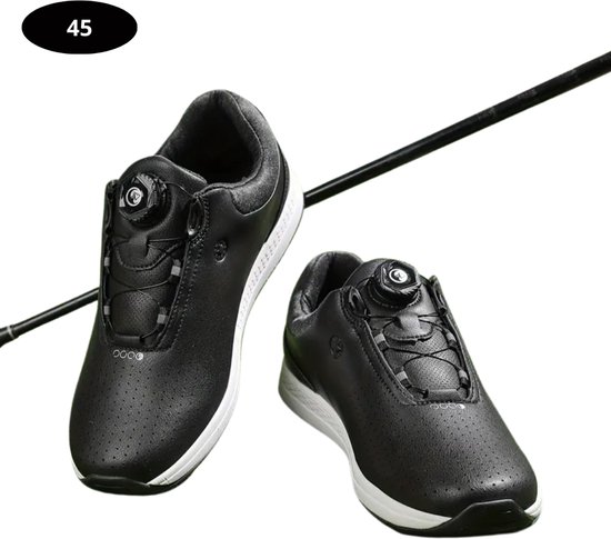 Bovista Golfschoenen Heren - Sneakers - Golfkleding - Golfschoenen Antislip - Waterdicht - Golfen - Zwart 45