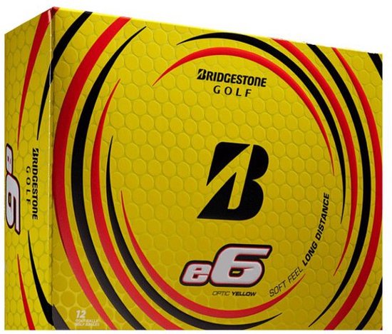 Bridgestone Golf E6 Golfballen 12 Eenheden Geel van Merkloos