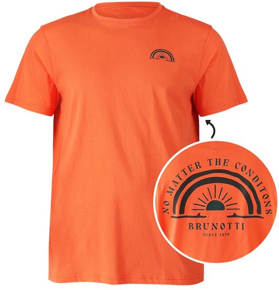 BRUNOTTI - archi men t-shirt - Strandshirt heren - Oranje van Merkloos