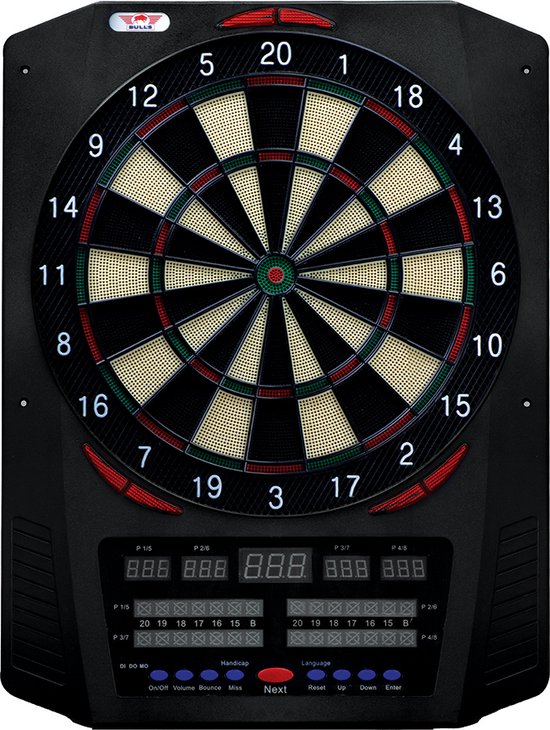 Bull's Universum Pro Elektronisch Softtip Dartbord zwart van Bull's