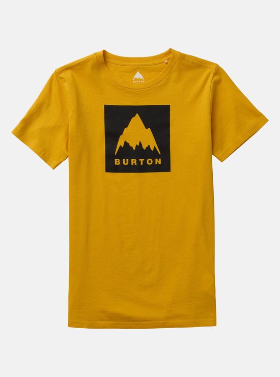 BURTON - Kids' Classic High Mountain Short Sleeve T-Shirt - m - Goldenrod