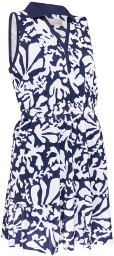 Callaway Abstract Floral Dress Dames Peacoat van Callaway