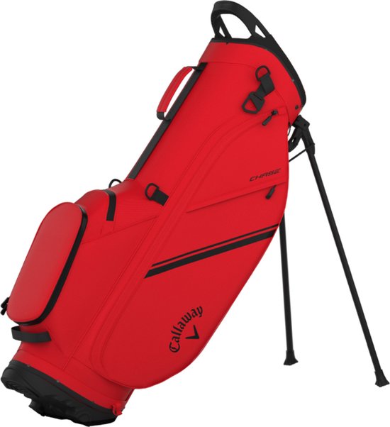 Callaway Chase 4 Standbag 2025 - Rood Zwart van Callaway