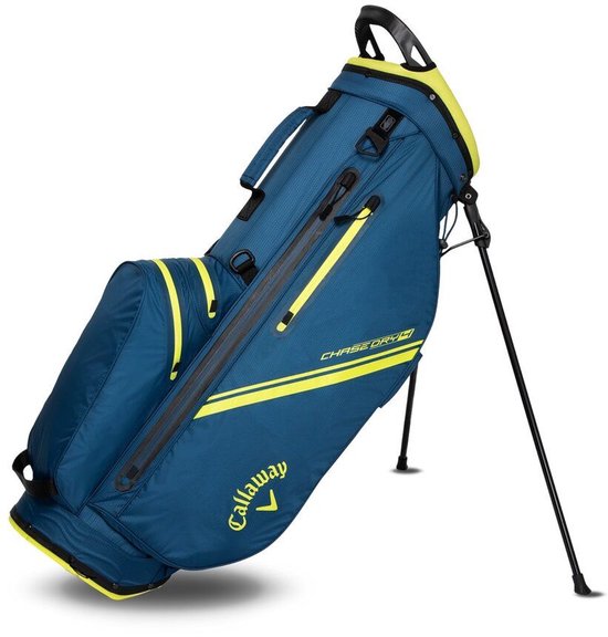 Callaway Chase Dry '25 Stand Bag – Waterdichte golftas - Blauw van Merkloos