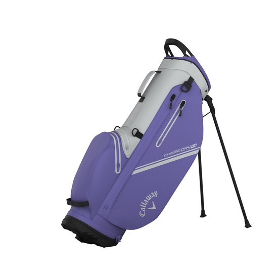 Callaway Chase Dry standbag silver purple 2026 van Merkloos