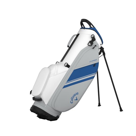 Callaway Chase standbag white silver royal 2026 van Merkloos