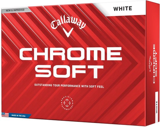 Callaway Chrome Soft 2024 - Wit - 12 stuks van Callaway