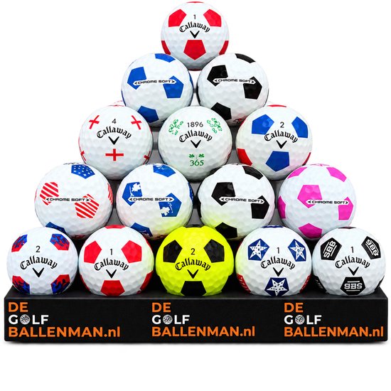 Callaway Chrome Soft Truvis - Lakeballs - 25 gebruikte golfballen