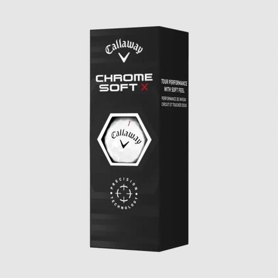 Callaway Chrome Soft X Golfballen Wit - 3 Stuks